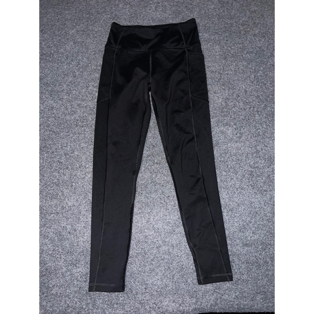 Victoria's Secret Womens Size 4 Black High Waist Active Leggings with Pockets